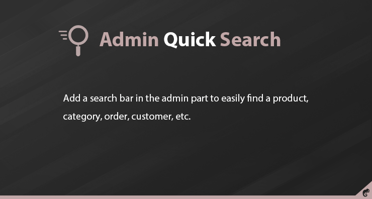 Admin Quick Search